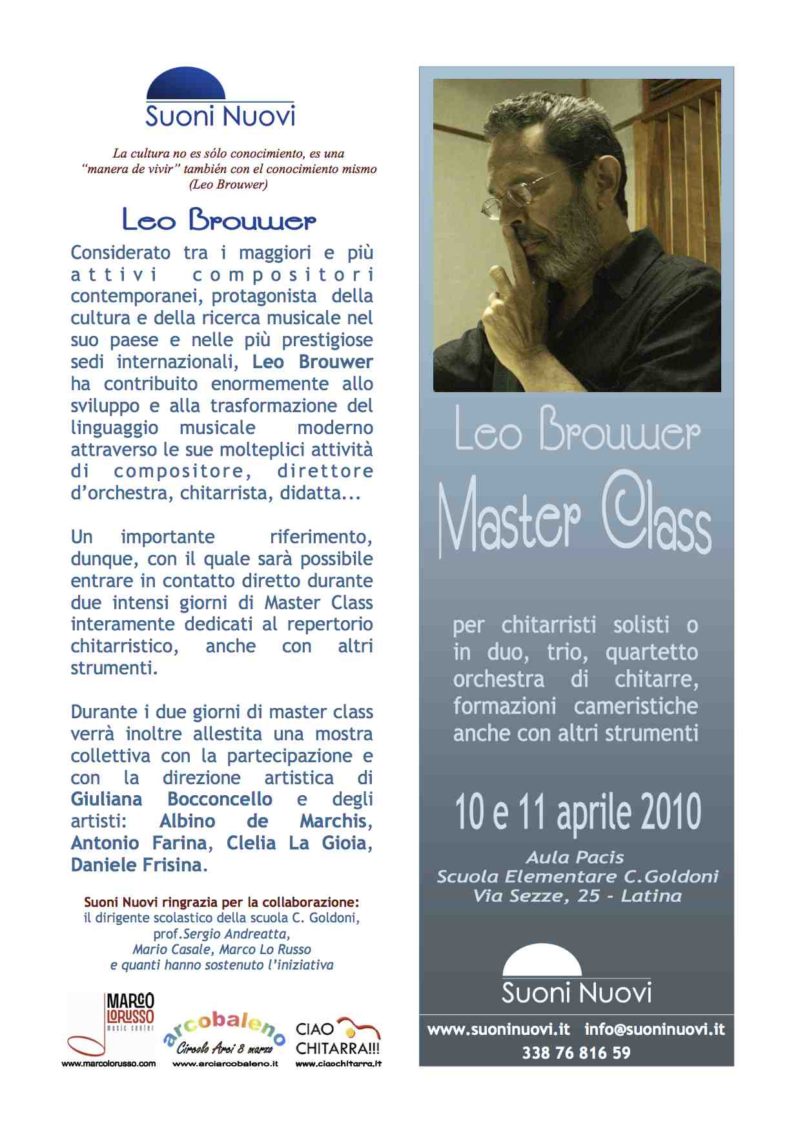 Leo Brouwer Master Class