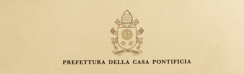 Casa Pontificia udienza Papa Francesco