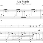 Ave Maria sheet music music score by Marco Lo Russo